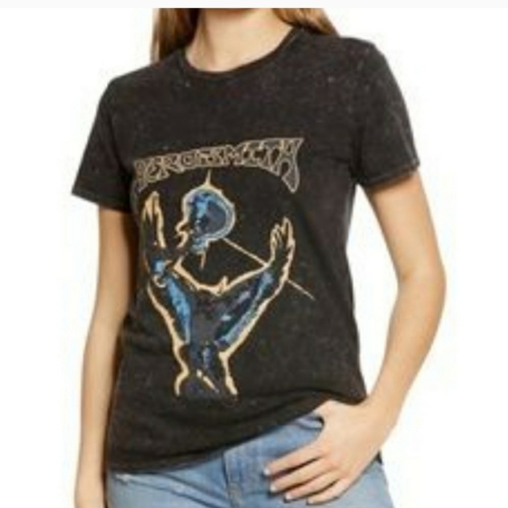 Treasure and bond Aerosmith Indie Sleeze band tee